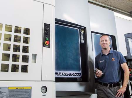 Okuma Multus maskine på BJ-Gear fabrik