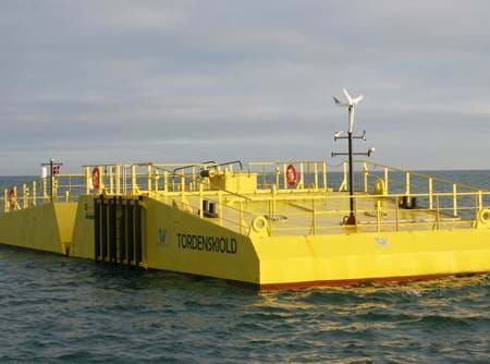 Tordenskiold båden på havet
