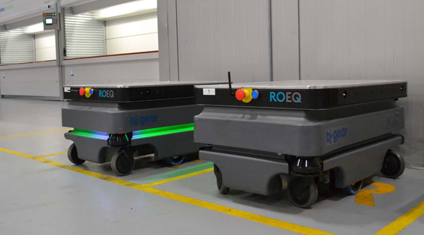 Mobile Industrial Robots MiR til opladning