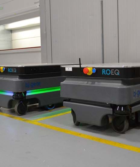 Mobile Industrial Robots MiR til opladning